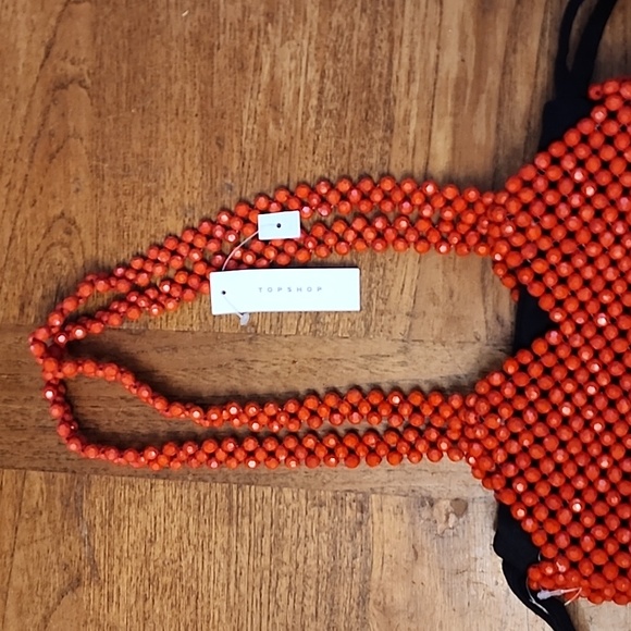 TOPSHOP Beaded Heart purse - Picture 3 of 10